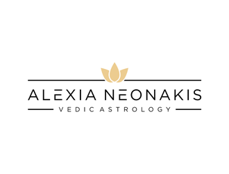 Alexia Neonakis Vedic Astrology  logo design by alby