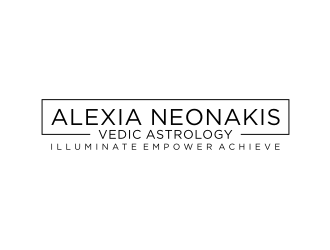 Alexia Neonakis Vedic Astrology  logo design by KQ5