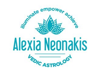 Alexia Neonakis Vedic Astrology  logo design by cikiyunn