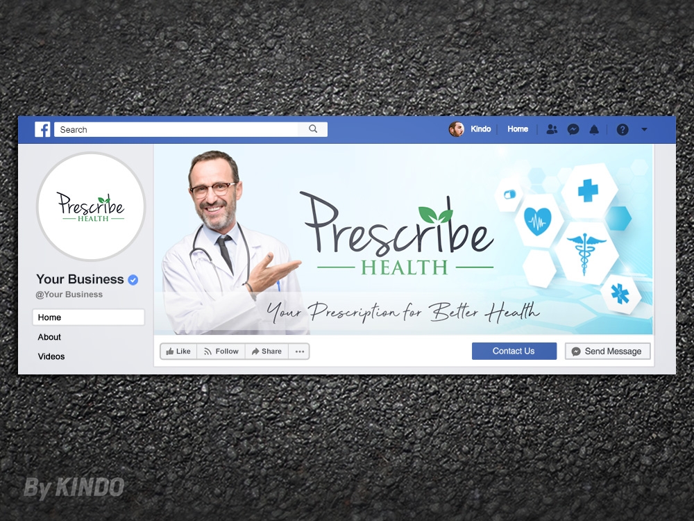 Prescribe Health logo design by Kindo