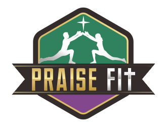 PRAISE FIT logo design by YONK
