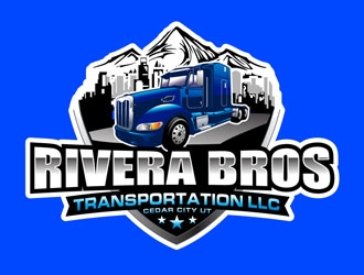 Rivera Bros Transportation LLC logo design by DreamLogoDesign