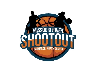 Missouri River Shootout logo design by Shailesh
