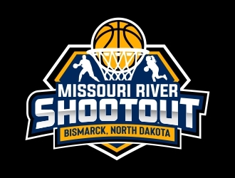 Missouri River Shootout logo design by amar_mboiss