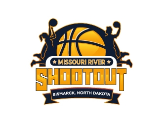 Missouri River Shootout logo design by Shailesh