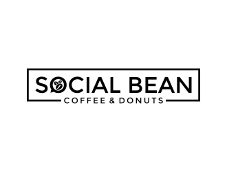 Social Bean Coffee & Donuts logo design by maseru