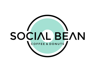 Social Bean Coffee & Donuts logo design by maseru