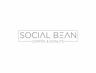 Social Bean Coffee & Donuts logo design by luckyprasetyo
