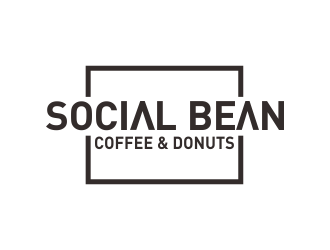 Social Bean Coffee & Donuts logo design by Greenlight
