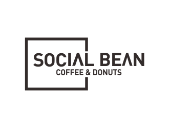 Social Bean Coffee & Donuts logo design by Greenlight