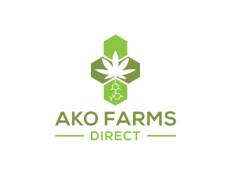 ako farms direct logo design by N3V4