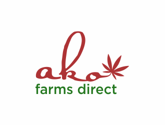 ako farms direct logo design by hopee