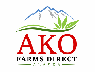 ako farms direct logo design by agus