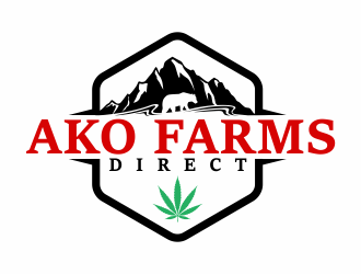 ako farms direct logo design by agus