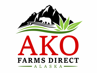 ako farms direct logo design by agus