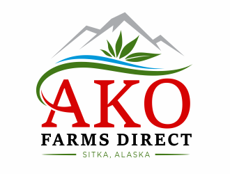ako farms direct logo design by agus