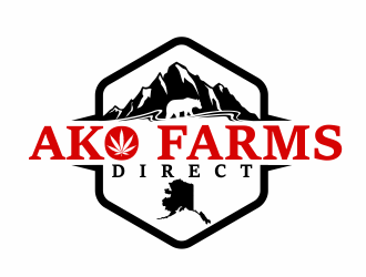 ako farms direct logo design by agus