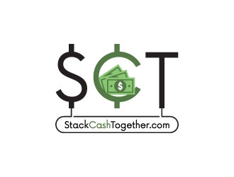 Stack Cash Together (stackcashtogether.com will be the landing page) logo design by Kabupaten