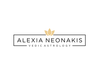 Alexia Neonakis Vedic Astrology  logo design by alby