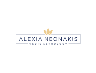 Alexia Neonakis Vedic Astrology  logo design by alby