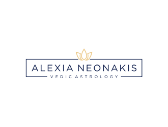 Alexia Neonakis Vedic Astrology  logo design by alby
