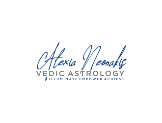 Alexia Neonakis Vedic Astrology  logo design by ammad