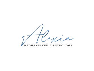 Alexia Neonakis Vedic Astrology  logo design by bricton