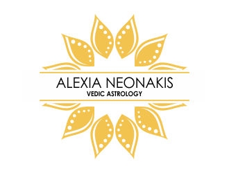 Alexia Neonakis Vedic Astrology  logo design by cikiyunn