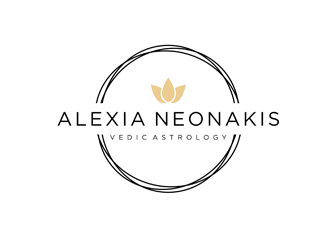 Alexia Neonakis Vedic Astrology  logo design by alby