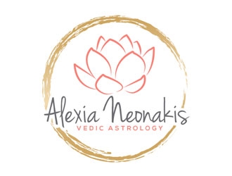 Alexia Neonakis Vedic Astrology  logo design by LogoInvent