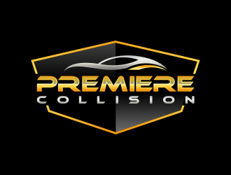Premiere Collision logo design by RIANW