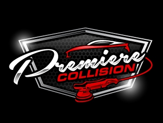 Premiere Collision logo design by AamirKhan