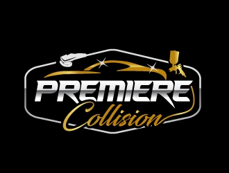 Premiere Collision logo design by Foxcody