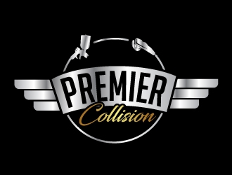 Premiere Collision logo design by Foxcody