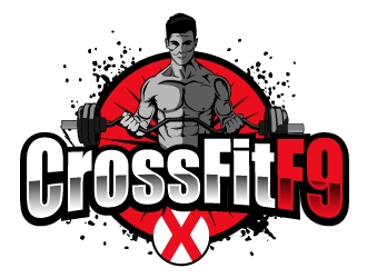 CrossFit F9 logo design by AamirKhan