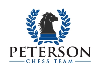 Peterson Chess Team logo design by shravya