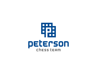 Peterson Chess Team logo design by arturo_