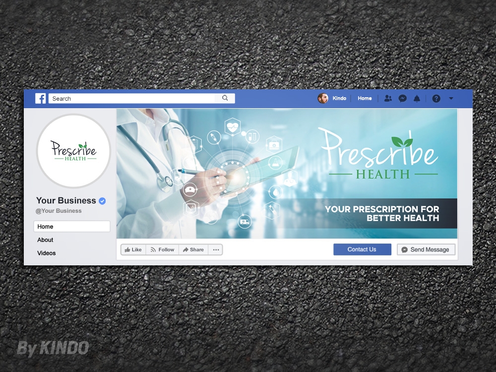 Prescribe Health logo design by Kindo