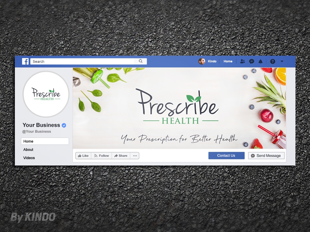 Prescribe Health logo design by Kindo