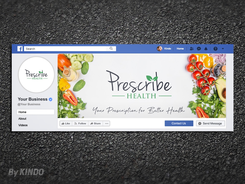 Prescribe Health logo design by Kindo