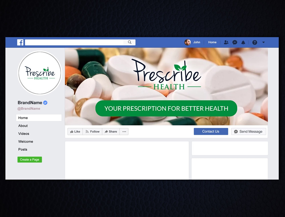 Prescribe Health logo design by fritsB