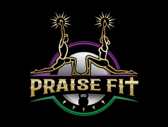 PRAISE FIT logo design by Krafty