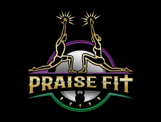 PRAISE FIT logo design by Krafty