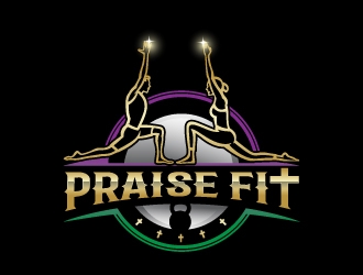 PRAISE FIT logo design by Krafty