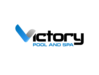 Victory Pool and Spa logo design by Panara