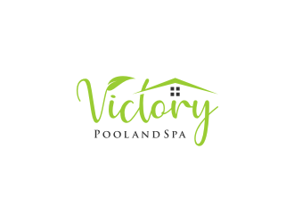 Victory Pool and Spa logo design by superiors