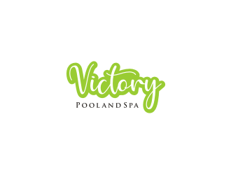 Victory Pool and Spa logo design by superiors