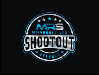 Missouri River Shootout logo design by Artomoro