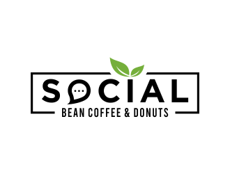 Social Bean Coffee & Donuts logo design by done