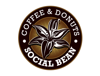 Social Bean Coffee & Donuts logo design by kunejo